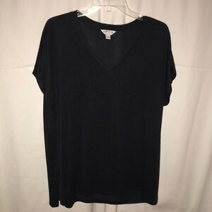 Orvis Classic Collection Knit Cap Sleeve Women’s V Neck Shirt - Black XL